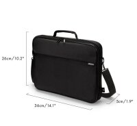 DICOTA Laptoptasche Multi ONE Recycling-PET schwarz...