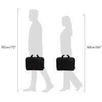 DICOTA Laptoptasche Top Traveller ONE Recycling-PET schwarz D32094-RPET bis 40,6 cm (16 Zoll)