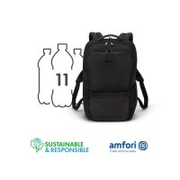 DICOTA Laptop-Rucksack Rucksack COMPANION Kunstfaser schwarz 17,0 l bis 40,6 cm (16 Zoll)