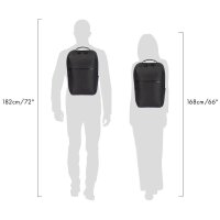DICOTA Laptop-Rucksack COMMUTER Kunstfaser schwarz 16,0 l bis 40,6 cm (16 Zoll)