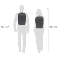 DICOTA Laptop-Rucksack COMMUTER Kunstfaser grau, reflektierend 16,0 l bis 40,6 cm (16 Zoll)