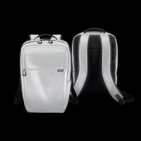 DICOTA Laptop-Rucksack COMMUTER Kunstfaser grau, reflektierend 16,0 l bis 40,6 cm (16 Zoll)