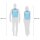 DICOTA Laptop-Rucksack COMMUTER Kunstfaser ice blue 16,0 l bis 40,6 cm (16 Zoll)