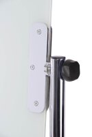 Bi-Office mobile Glas-Magnettafel 120,0 x 90,0 cm weiß