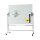 Bi-Office mobile Glas-Magnettafel 150,0 x 120,0 cm weiß