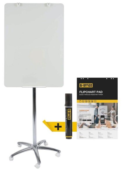AKTION: Bi-Office Flipchart GEA4850126 + GRATIS 1 Boardmarker + 1 Flipchartblock