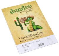 dundee Versandtaschen DIN C4 mit Fenster weiß 10 St.
