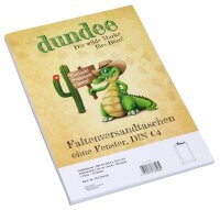 dundee Faltentaschen DIN C4 ohne Fenster weiß mit 4,0 cm Falte, 10 St.