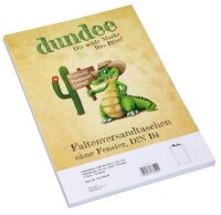 dundee Faltentaschen DIN B4 ohne Fenster weiß mit 4,0 cm Falte, 10 St.