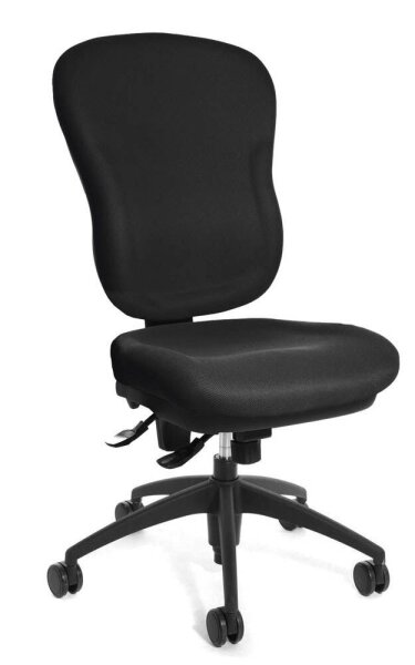 Topstar Bürostuhl Wellpoint 30 SY, 8060 BC0 Stoff schwarz, Gestell schwarz