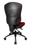 Topstar Bürostuhl Wellpoint 30 SY, 8060 BC1 Stoff rot, Gestell schwarz