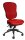 Topstar Bürostuhl Wellpoint 30 SY, 8060 BC1 Stoff rot, Gestell schwarz