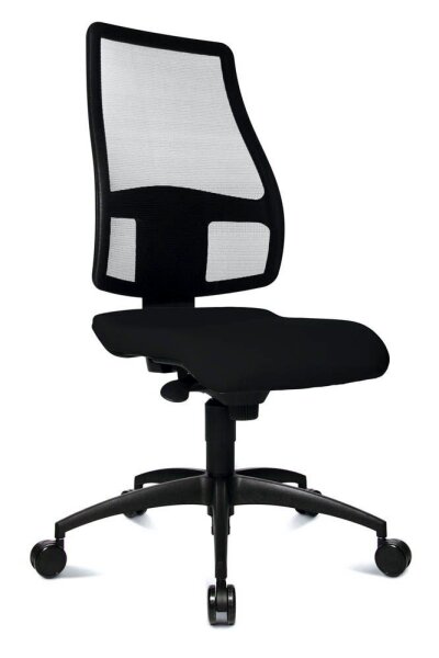 Topstar Bürostuhl Syncro Net, SN100 T20 Stoff schwarz, Gestell schwarz
