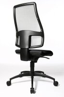 Topstar Bürostuhl Syncro Net, SN100 T20 Stoff schwarz, Gestell schwarz