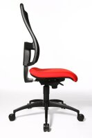 Topstar Bürostuhl Syncro Net, SN100 T31 Stoff rot, Gestell schwarz