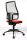 Topstar Bürostuhl Syncro Net, SN100 T31 Stoff rot, Gestell schwarz