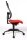 Topstar Bürostuhl Syncro Net, SN100 T31 Stoff rot, Gestell schwarz