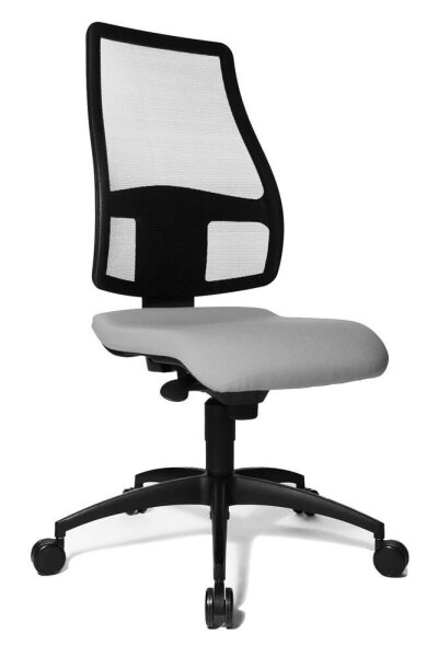 Topstar Bürostuhl Syncro Net, SN100 T23 Stoff grau, Gestell schwarz