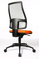 Topstar Bürostuhl Syncro Net, SN100 T34 Stoff orange, Gestell schwarz