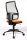 Topstar Bürostuhl Syncro Net, SN100 T34 Stoff orange, Gestell schwarz