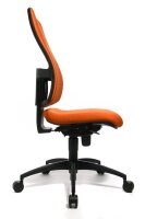 Topstar Bürostuhl Syncro Soft, SN300 T34 Stoff orange, Gestell schwarz