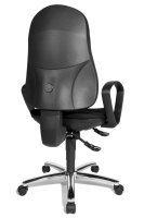 Topstar Bürostuhl Syncro Steel, 8929 G20 Stoff schwarz, Gestell chrom
