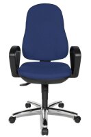 Topstar Bürostuhl Syncro Steel, 8929 G26 Stoff blau,...