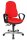 Topstar Bürostuhl Syncro Steel, 8929 G21 Stoff rot, Gestell chrom