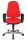 Topstar Bürostuhl Syncro Steel, 8929 G21 Stoff rot, Gestell chrom