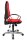 Topstar Bürostuhl Syncro Steel, 8929 G21 Stoff rot, Gestell chrom