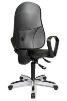Topstar Bürostuhl Syncro Steel, 8929 G22 Stoff anthrazit, Gestell chrom