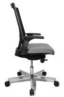 Topstar Bürostuhl T300, TA309A T230 Stoff grau, Gestell alu
