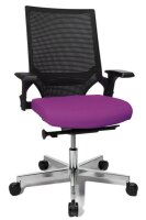 Topstar Bürostuhl T300, TA309A T330 Stoff lila, Gestell alu