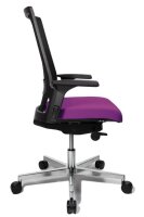 Topstar Bürostuhl T300, TA309A T330 Stoff lila, Gestell alu