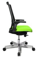 Topstar Bürostuhl T300, TA309A T350 Stoff grün, Gestell alu