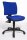 Topstar Bürostuhl U50, 8070 BC6 Stoff blau, Gestell schwarz