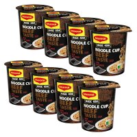 Maggi® Noodle Cup Beef Taste Fertiggericht 8x 63,0 g,...