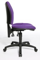 Topstar Bürostuhl U50, 8070 BC7 Stoff lila, Gestell schwarz