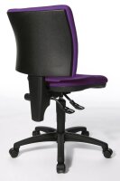 Topstar Bürostuhl U50, 8070 BC7 Stoff lila, Gestell schwarz