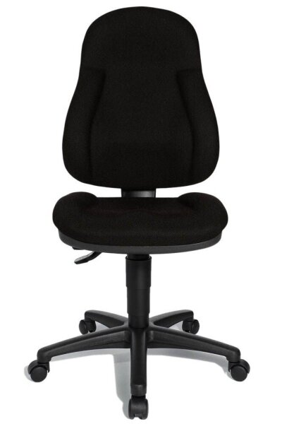 Topstar Bürostuhl Wellpoint 10, 8050 BC0 Stoff schwarz, Gestell schwarz