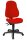 Topstar Bürostuhl Wellpoint 10, 8050 BC1 Stoff rot, Gestell schwarz