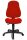 Topstar Bürostuhl Wellpoint 10, 8050 BC1 Stoff rot, Gestell schwarz