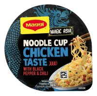 Maggi® Noodle Cup Chicken Taste Fertiggericht 8x 63,0 g, 8 St.