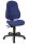 Topstar Bürostuhl Wellpoint 10, 8050 BC6 Stoff blau, Gestell schwarz