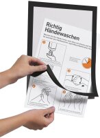 DURABLE Magnetrahmen DURAFRAME® MAGNETIC A4 schwarz...
