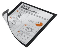 DURABLE Magnetrahmen DURAFRAME® MAGNETIC A4 schwarz A4, 5 St.