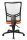 Topstar Bürostuhl Net Point 10, NX200 G04 Stoff orange, Gestell schwarz