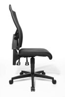 Topstar Bürostuhl Net Point 10, NX200 G20 Stoff schwarz, Gestell schwarz