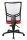Topstar Bürostuhl Net Point 10, NX200 G21 Stoff rot, Gestell schwarz