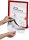 DURABLE Magnetrahmen DURAFRAME® MAGNETIC A4 rot A4, 5 St.